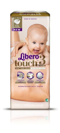 Підгузки дитячі Libero (Ліберо) Touch 3 4-8кг №52